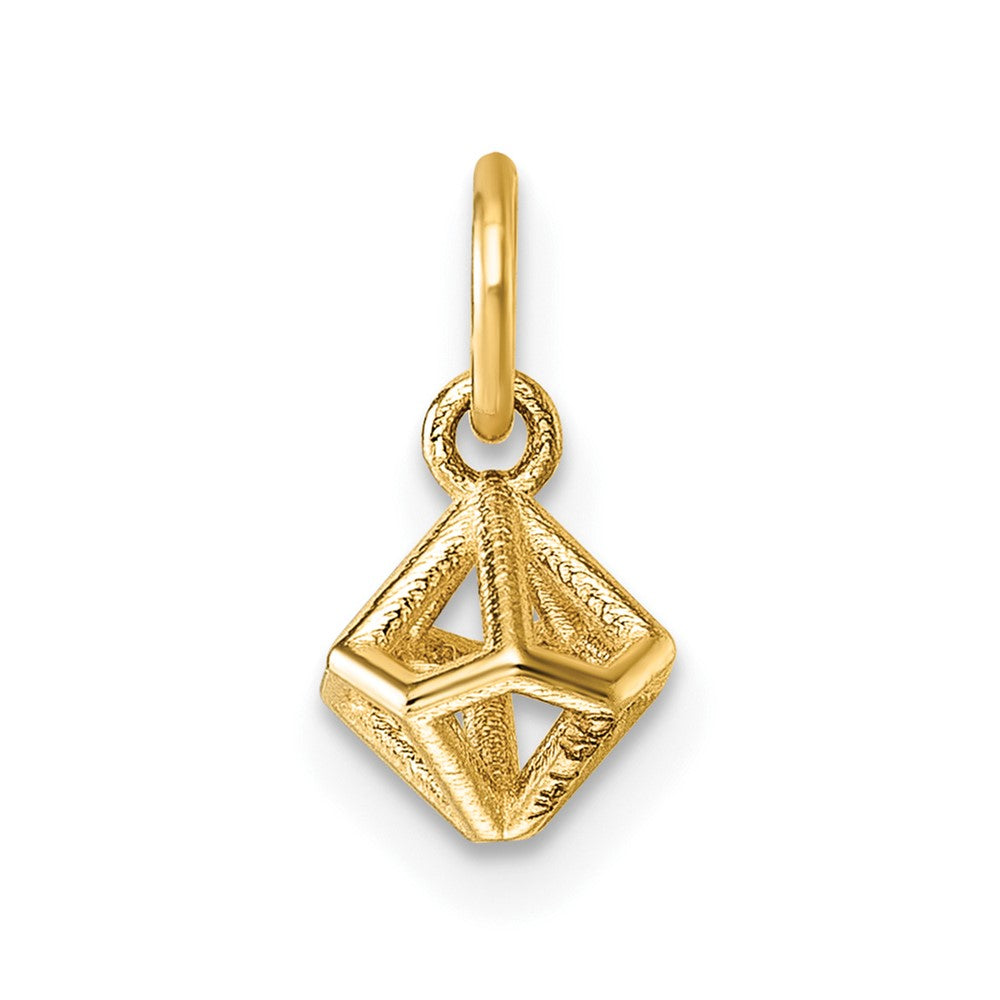 Charlie & Co Jewelry | 14k Polished Dodecahedron Shape Pendant - Model D5796