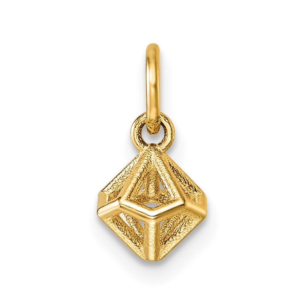 Charlie & Co Jewelry | 14k Polished Dodecahedron Shape Pendant - Model D5796