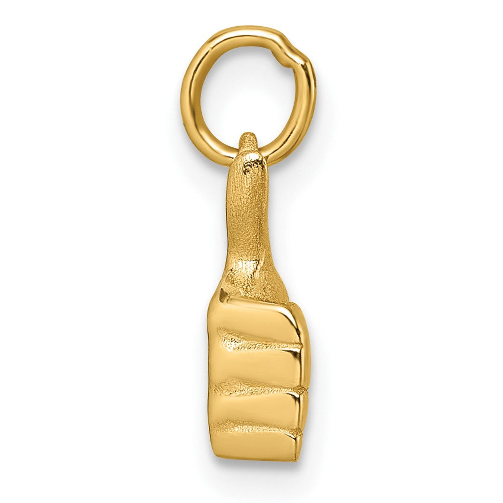 Charlie & Co Jewelry | 14k Polished Thumbs Up Hand Pendant - Model D5799