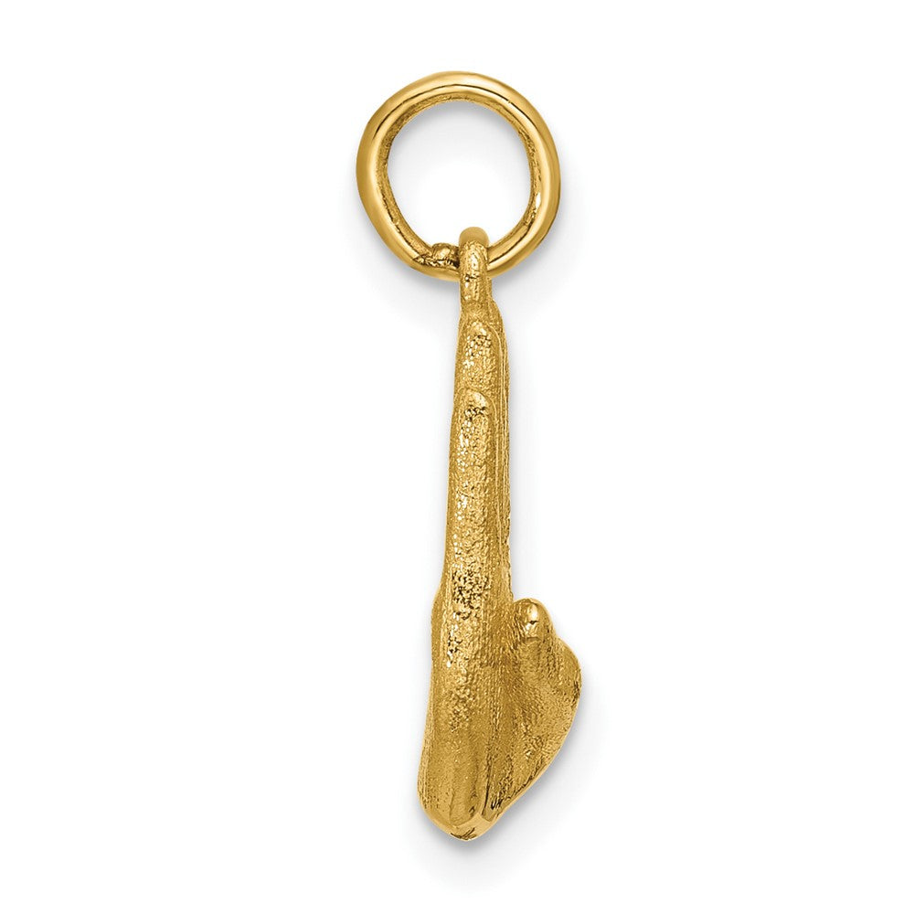 Charlie & Co Jewelry | 14k American Sign Language Alphabet Fingerspelling Sign B Pendant - Model D5808B
