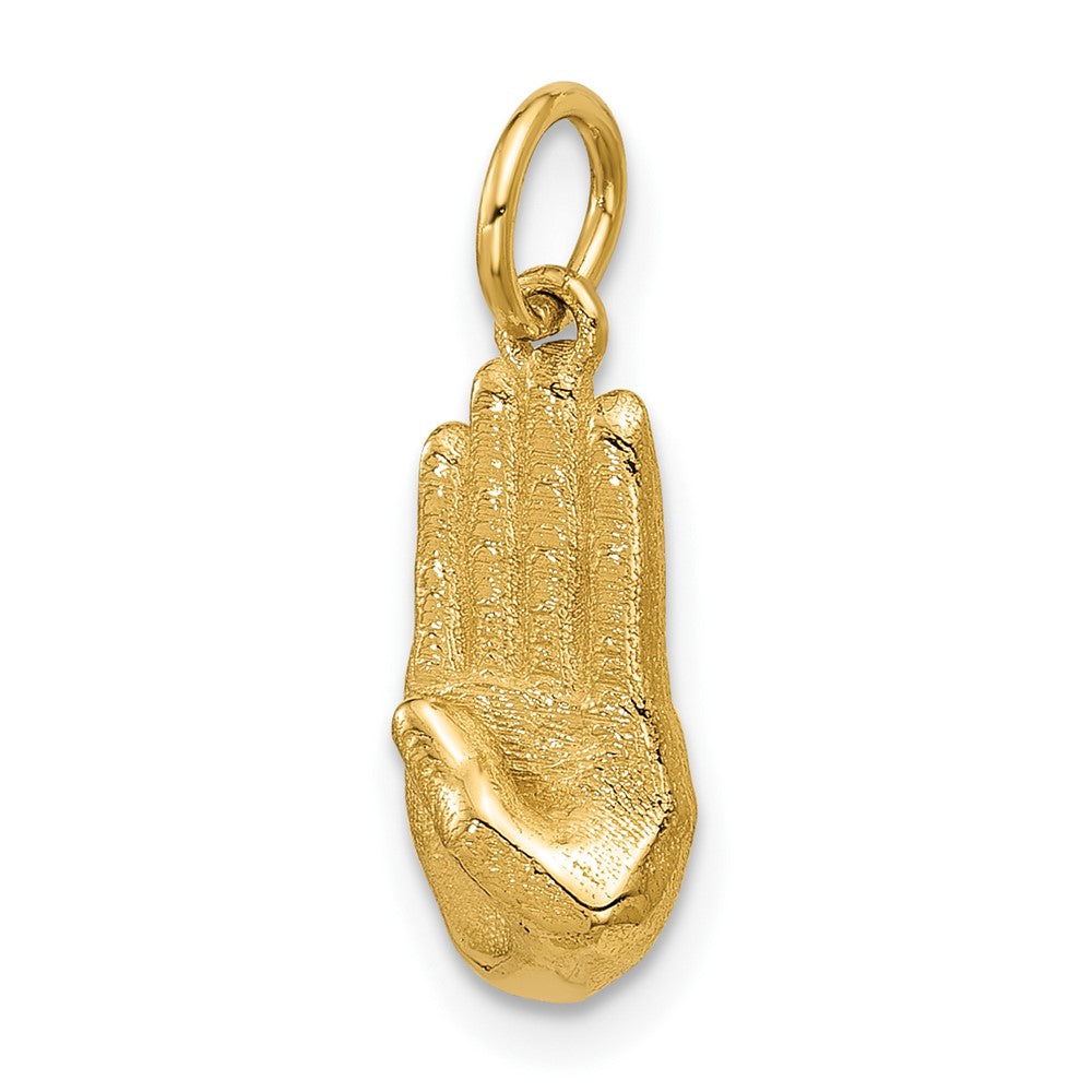 Charlie & Co Jewelry | 14k American Sign Language Alphabet Fingerspelling Sign B Pendant - Model D5808B