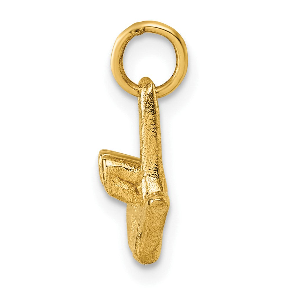 Charlie & Co Jewelry | 14k American Sign Language Alphabet Fingerspelling Sign L Pendant - Model D5808L