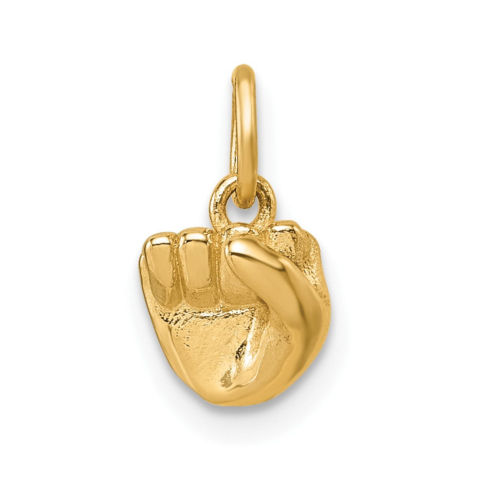 Charlie & Co Jewelry | 14k American Sign Language Alphabet Fingerspelling Sign S Pendant - Model D5808S
