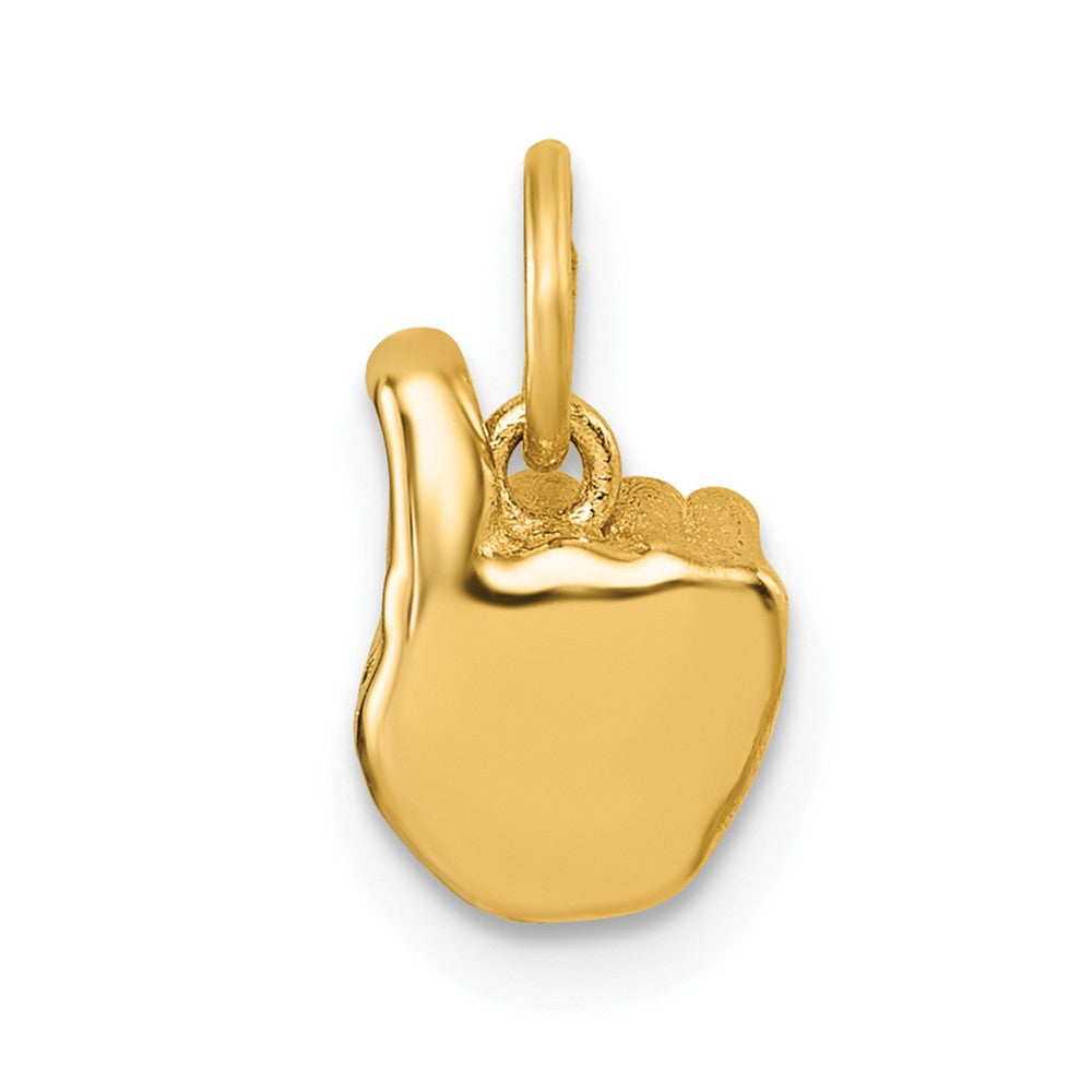 Charlie & Co Jewelry | 14k American Sign Language Alphabet Fingerspelling Sign X Pendant - Model D5808X