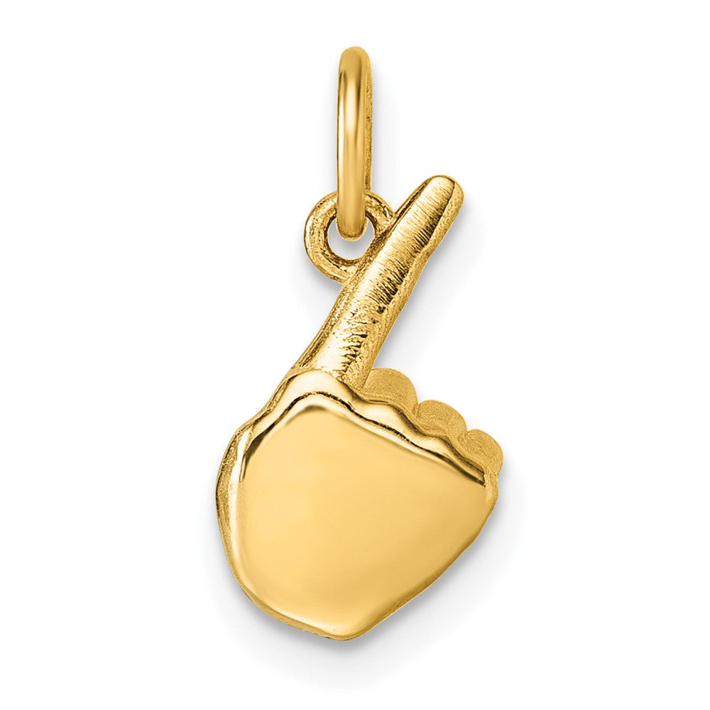 Charlie & Co Jewelry | 14k American Sign Language Alphabet Fingerspelling Sign Z Pendant - Model D5808Z