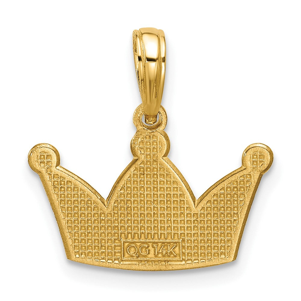 Charlie & Co Jewelry | 14k Polished Crown Pendant - Model D5818