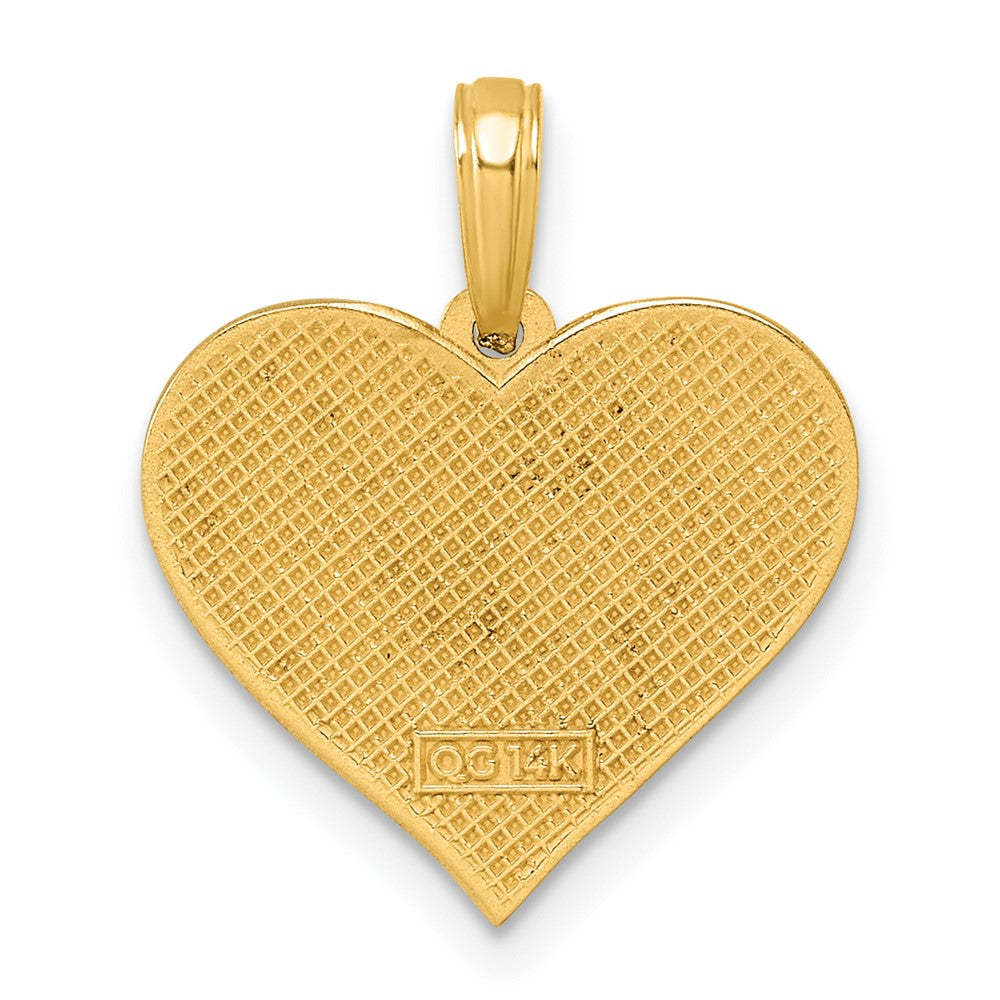 Charlie & Co Jewelry | 14k Polished Heart Pendant - Model D5821