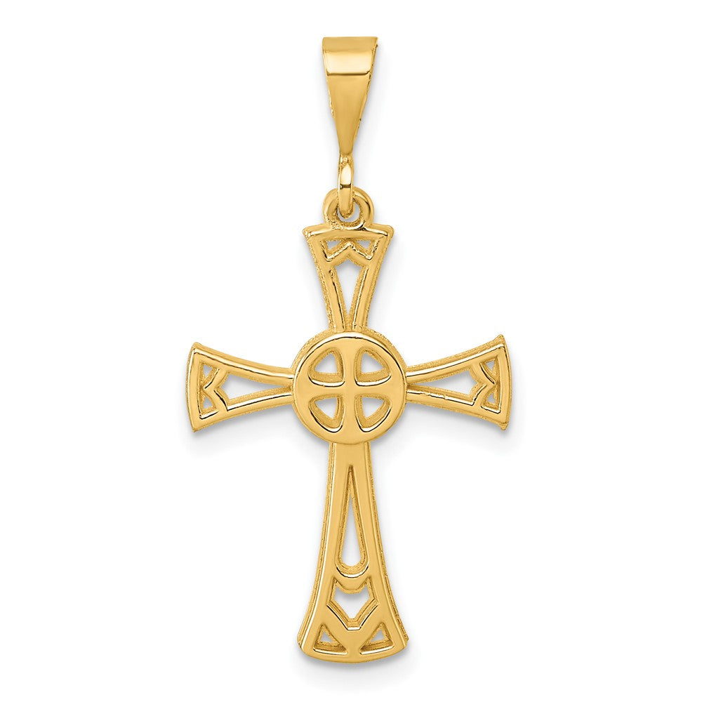 Charlie & Co Jewelry | 14k Polished Cross Pendant - Model D5842