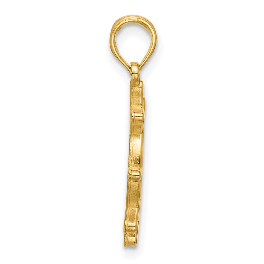 Charlie & Co Jewelry | 14k Polished Turtle Helm Pendant - Model D5854