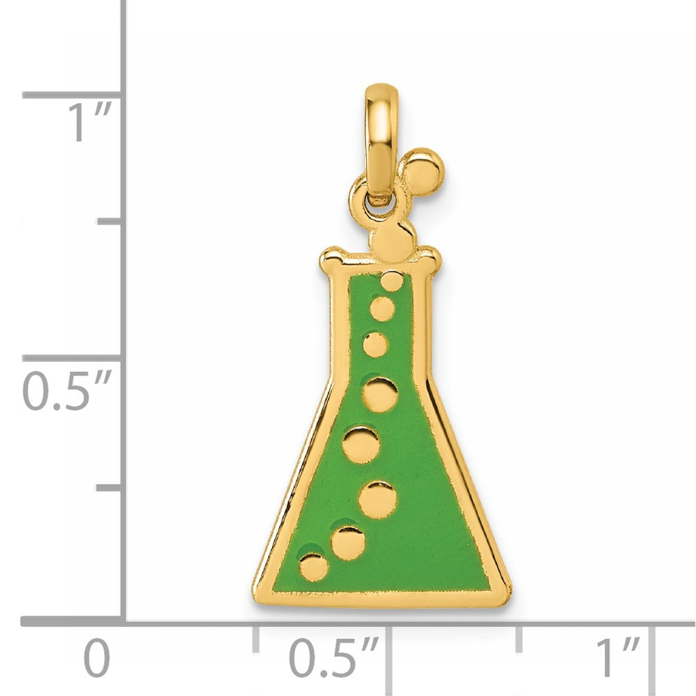 Charlie & Co Jewelry | 14k Polished Erlenmeyer Flask Pendant - Model D5856
