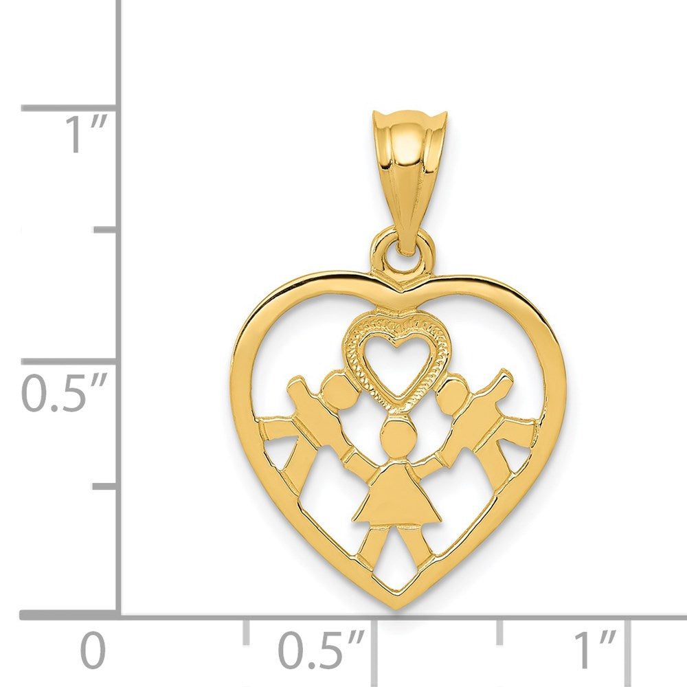 Charlie & Co Jewelry | 14k Heart Charm - Model D590