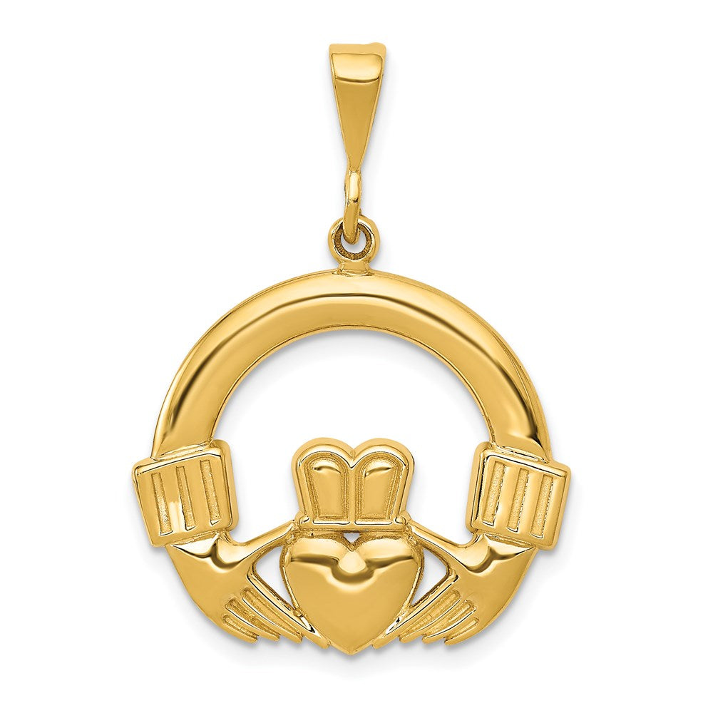 Charlie & Co Jewelry | 14k Claddagh Pendant - Model D663