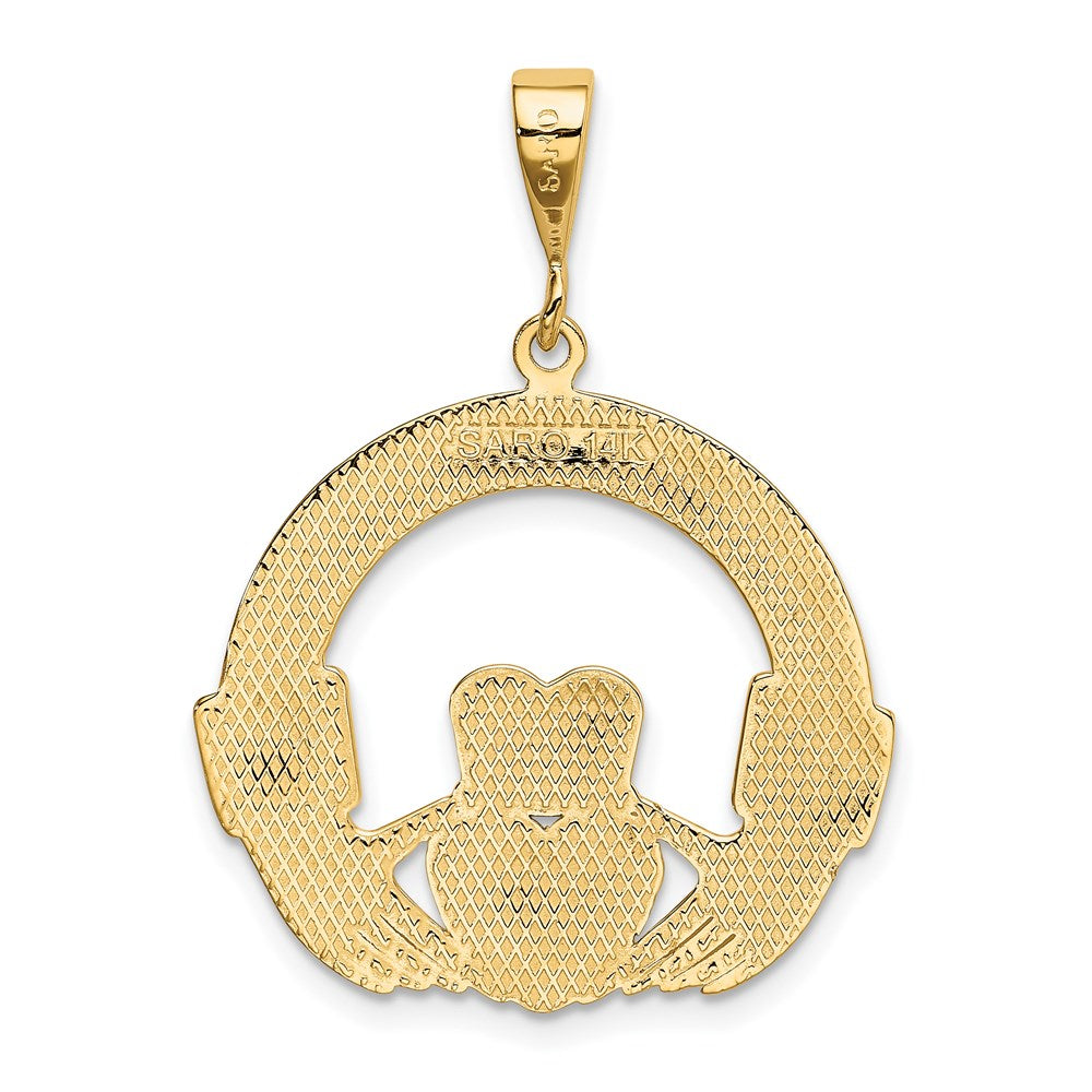 Charlie & Co Jewelry | 14k Claddagh Pendant - Model D664