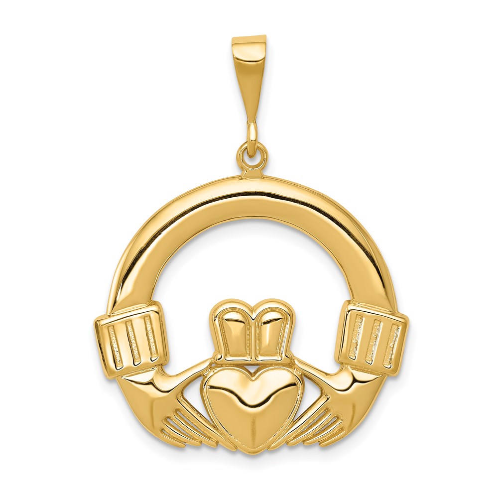 Charlie & Co Jewelry | 14k Claddagh Pendant - Model D664