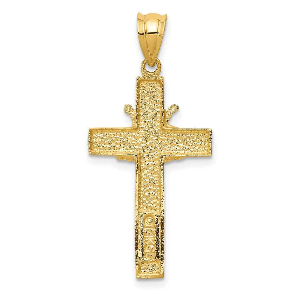 Charlie & Co Jewelry | 14k Claddagh Cross Pendant - Model D853