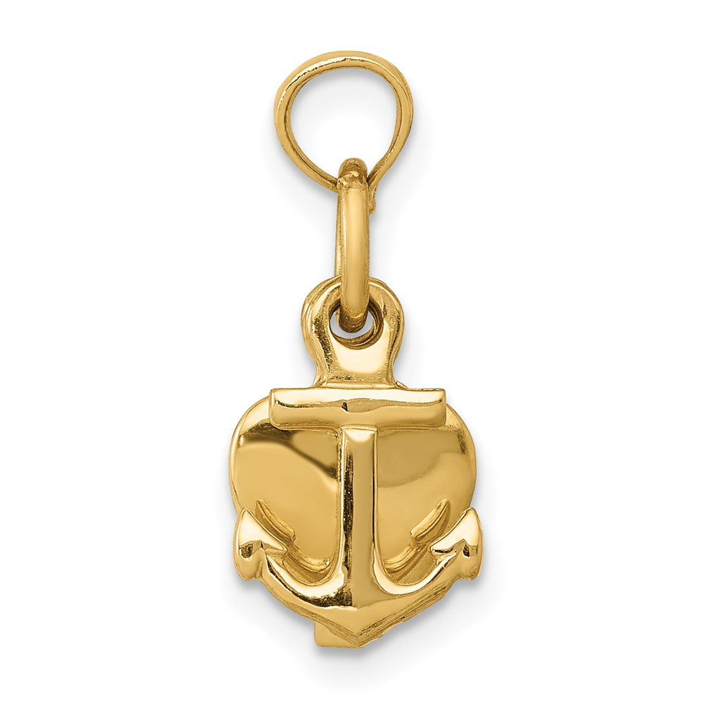 Charlie & Co Jewelry | 14k 3d Faith, Hope And Charity Charm - Model D988
