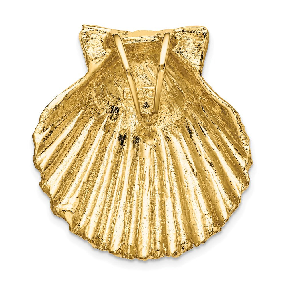 Charlie & Co Jewelry | 14k Fits Up To 8mm And 10mm Medium Scallop Shell Slide - Model D997