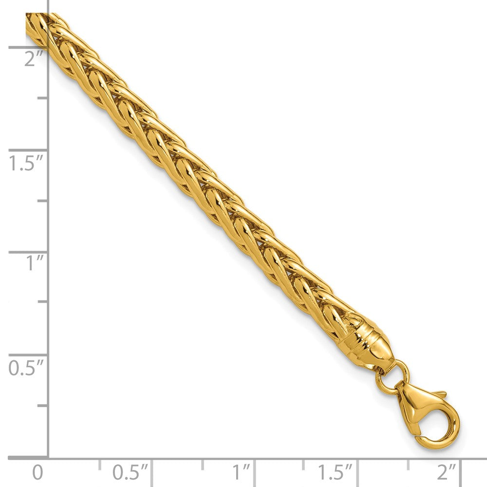 Charlie & Co Jewelry | 14k Polished 8.5in Wheat Chain Bracelet - Model GB240