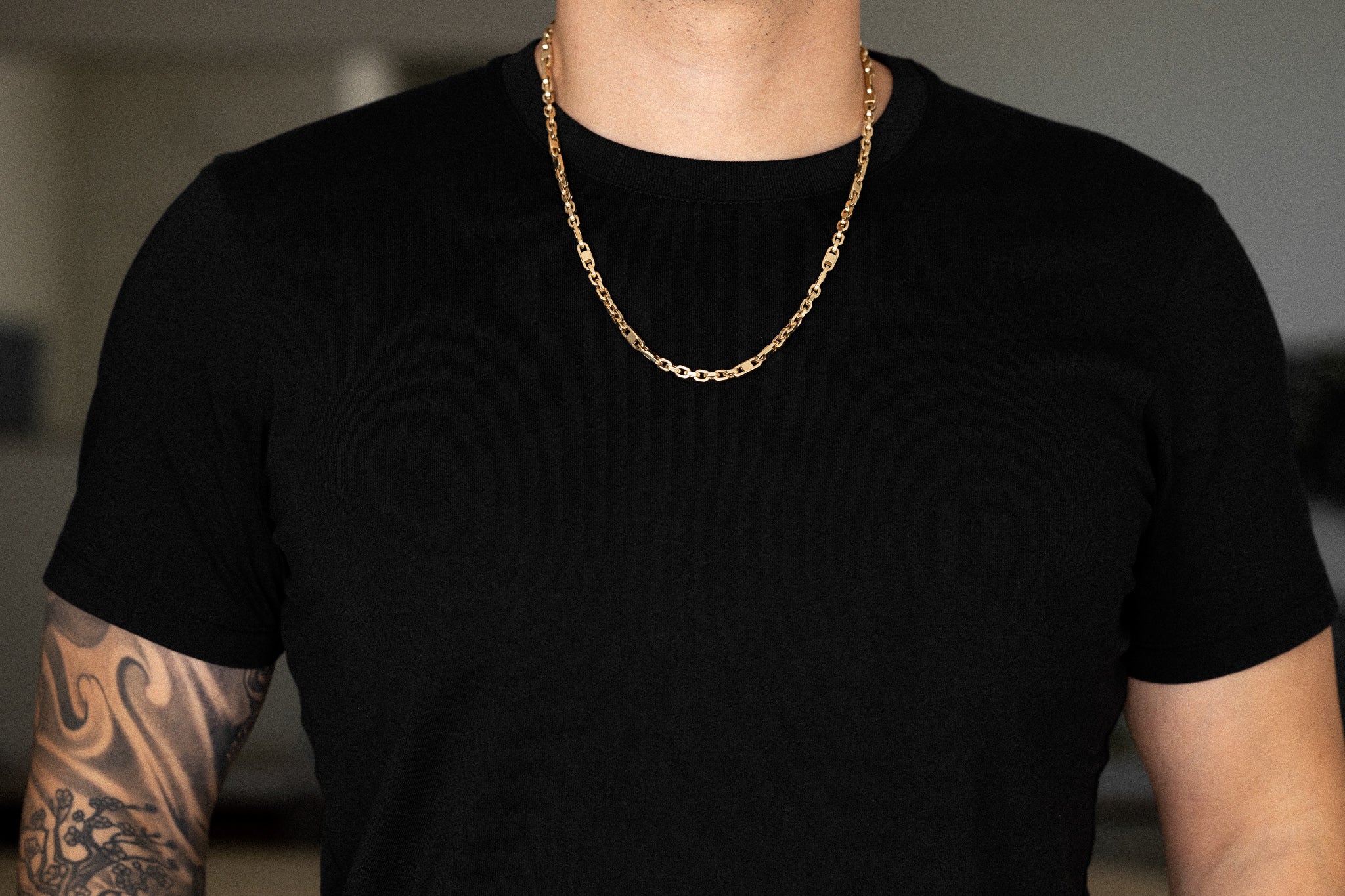 14k Gold 5.4mm Hollow Link Fancy Chain - Model CH-0649