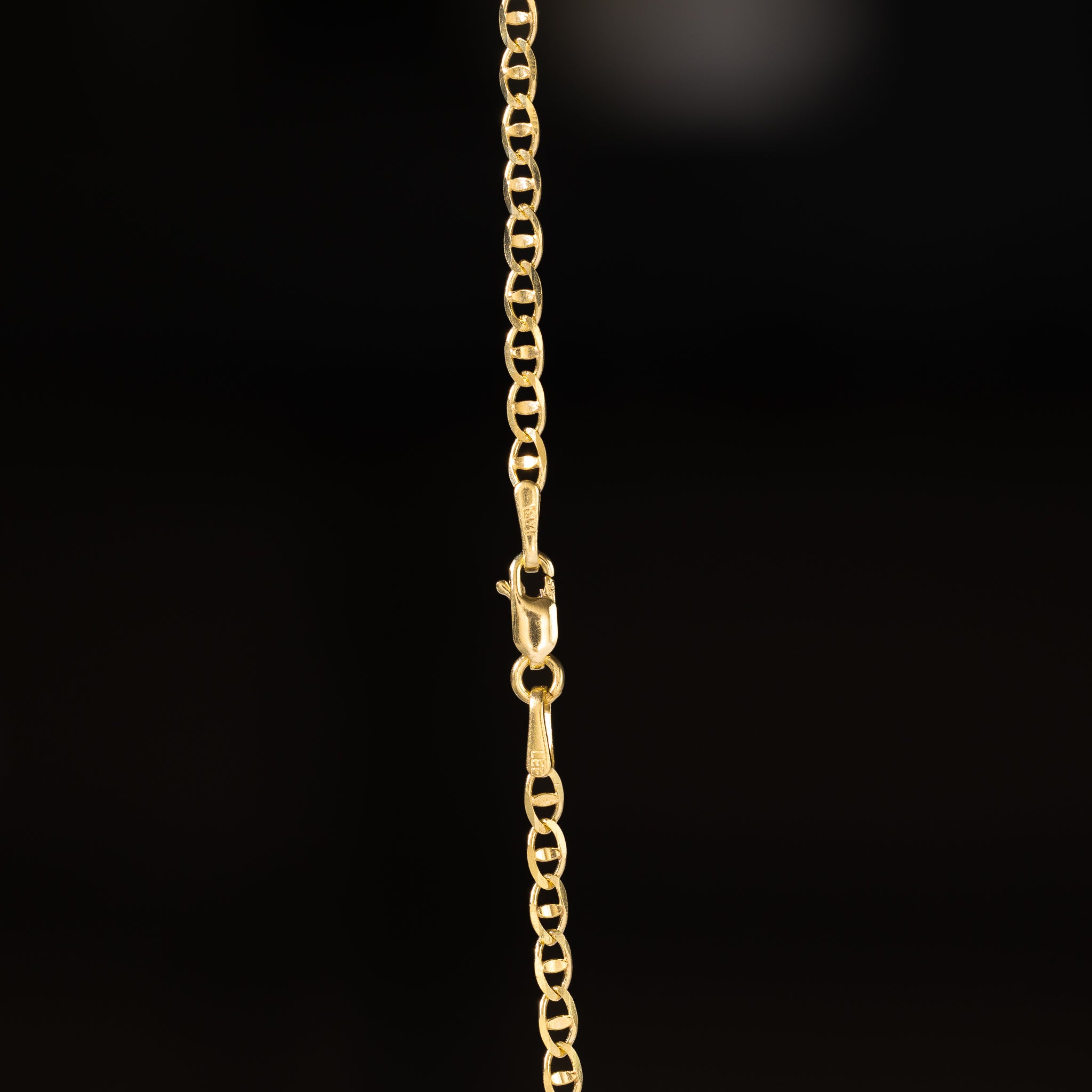 14k Gold 2.6mm Light Mariner Chain - Model CH-0637