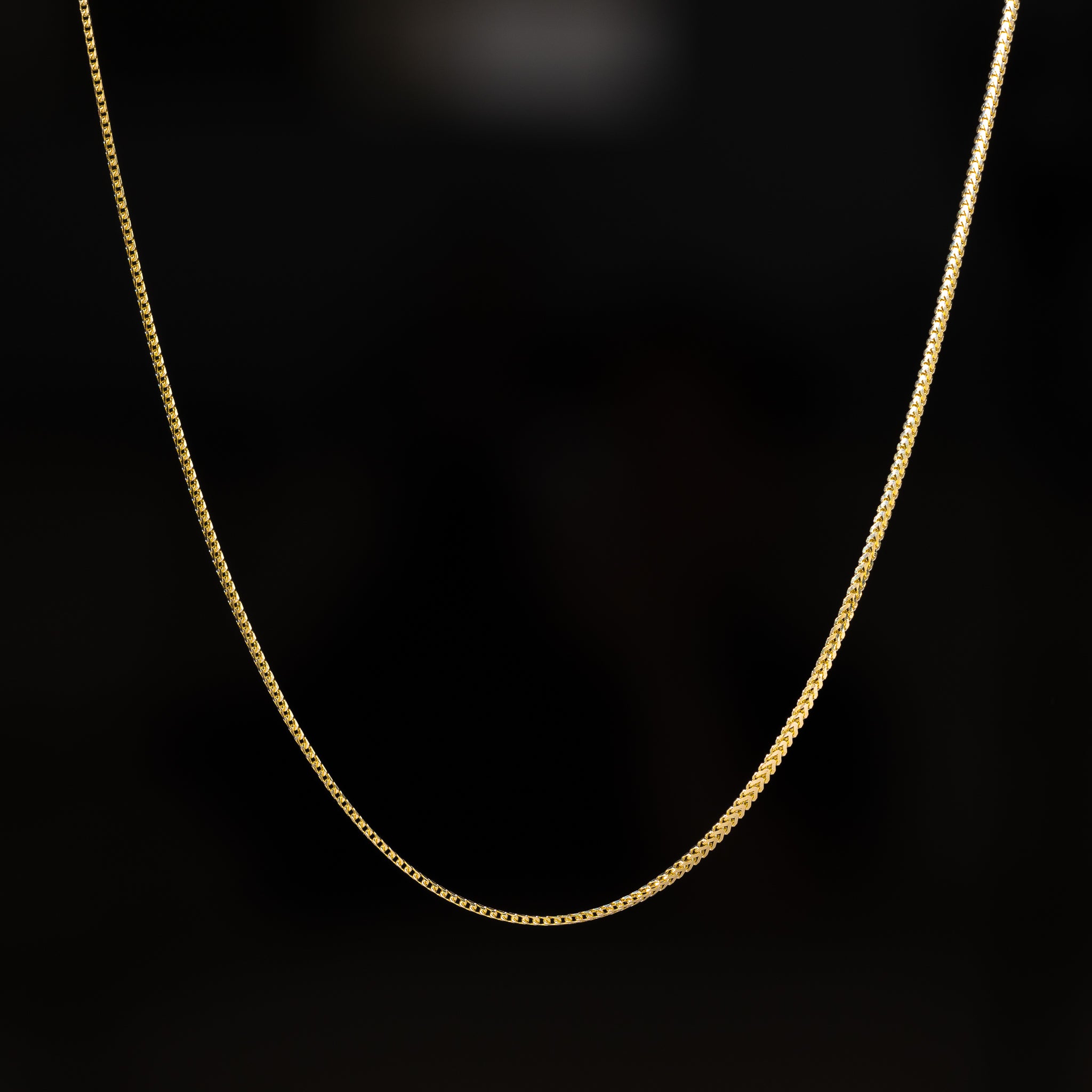14k 1.2mm Flat Franco Chain - Model CH-0624