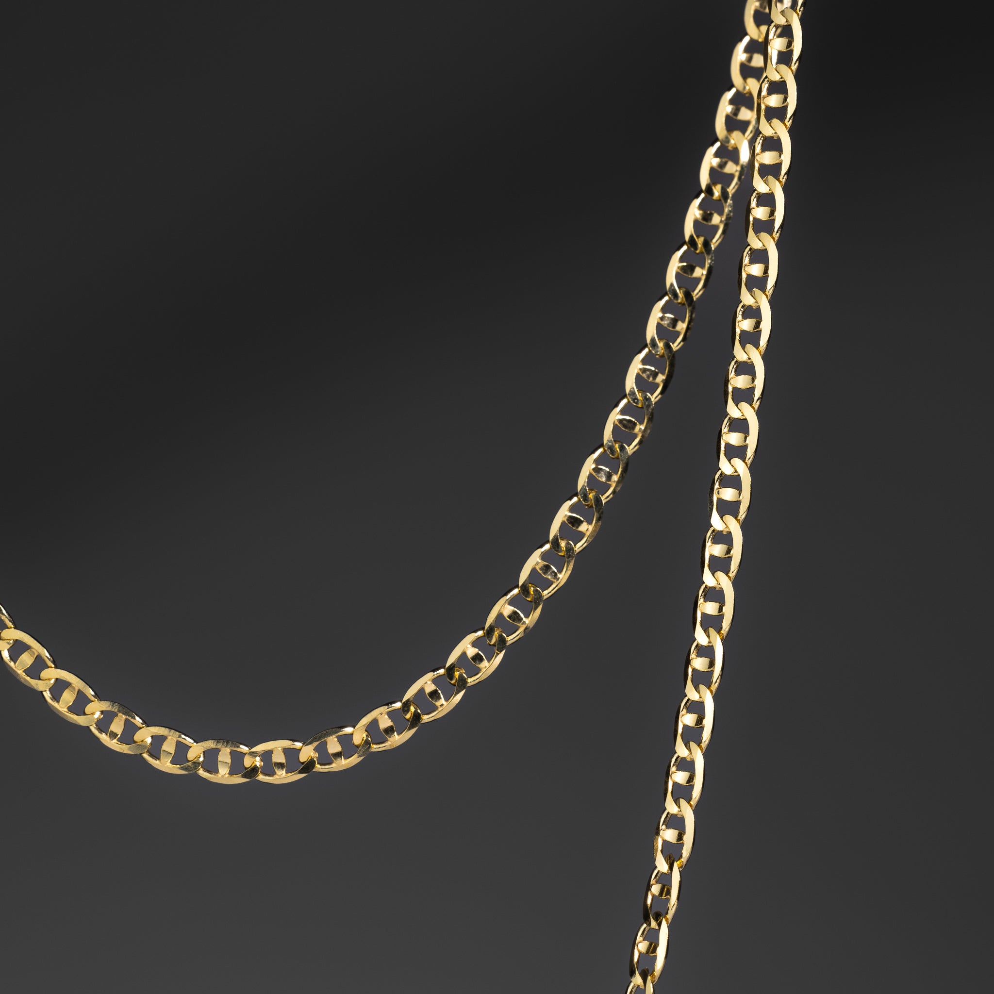 14k 2.9mm Light Mariner Chain - Model CH-0636