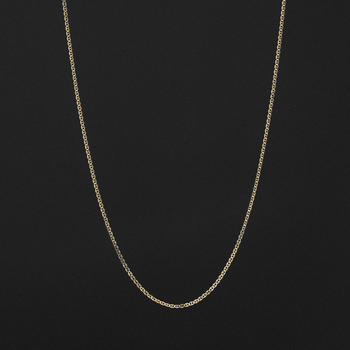 14k Gold 1.5mm Flat Mariner Chain - Model CH-0271