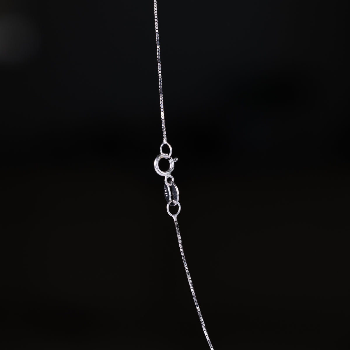 14K White Gold 0.5mm Box Chain - Model CH-0262 - Charlie & Co. Jewelry