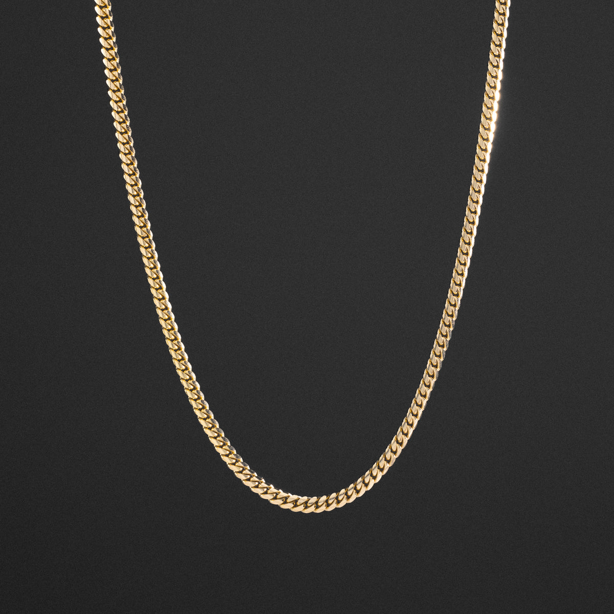 14k Gold 4.0mm Solid Miami Cuban Chain - Model CH-0519