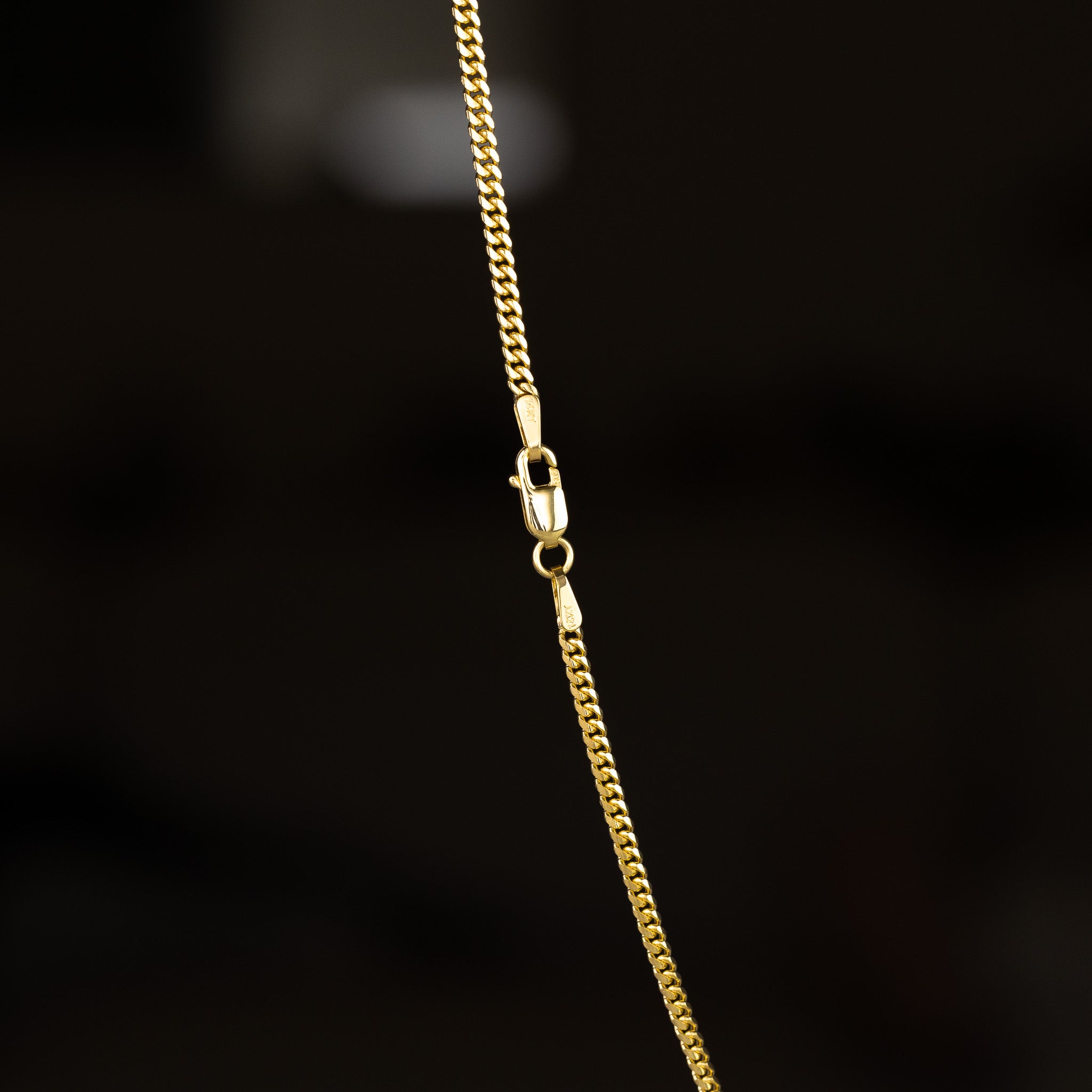 14K Gold 2mm Solid Miami Cuban Chain - Model 0522