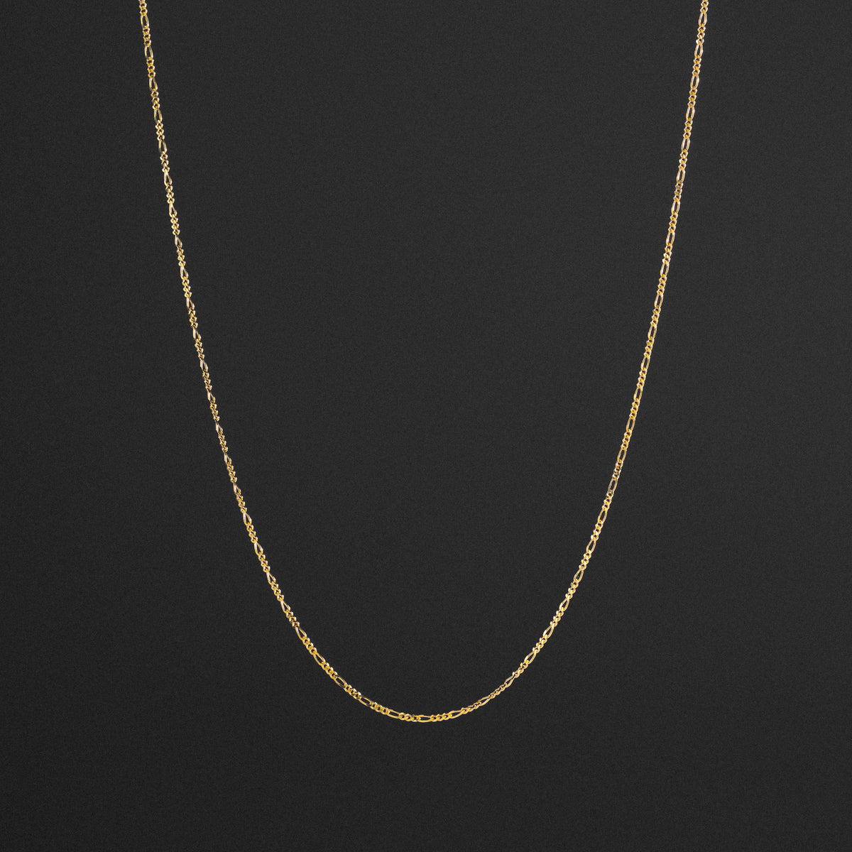 14k Gold 1.3mm Lightweight Figaro Chain - Model CH-0106