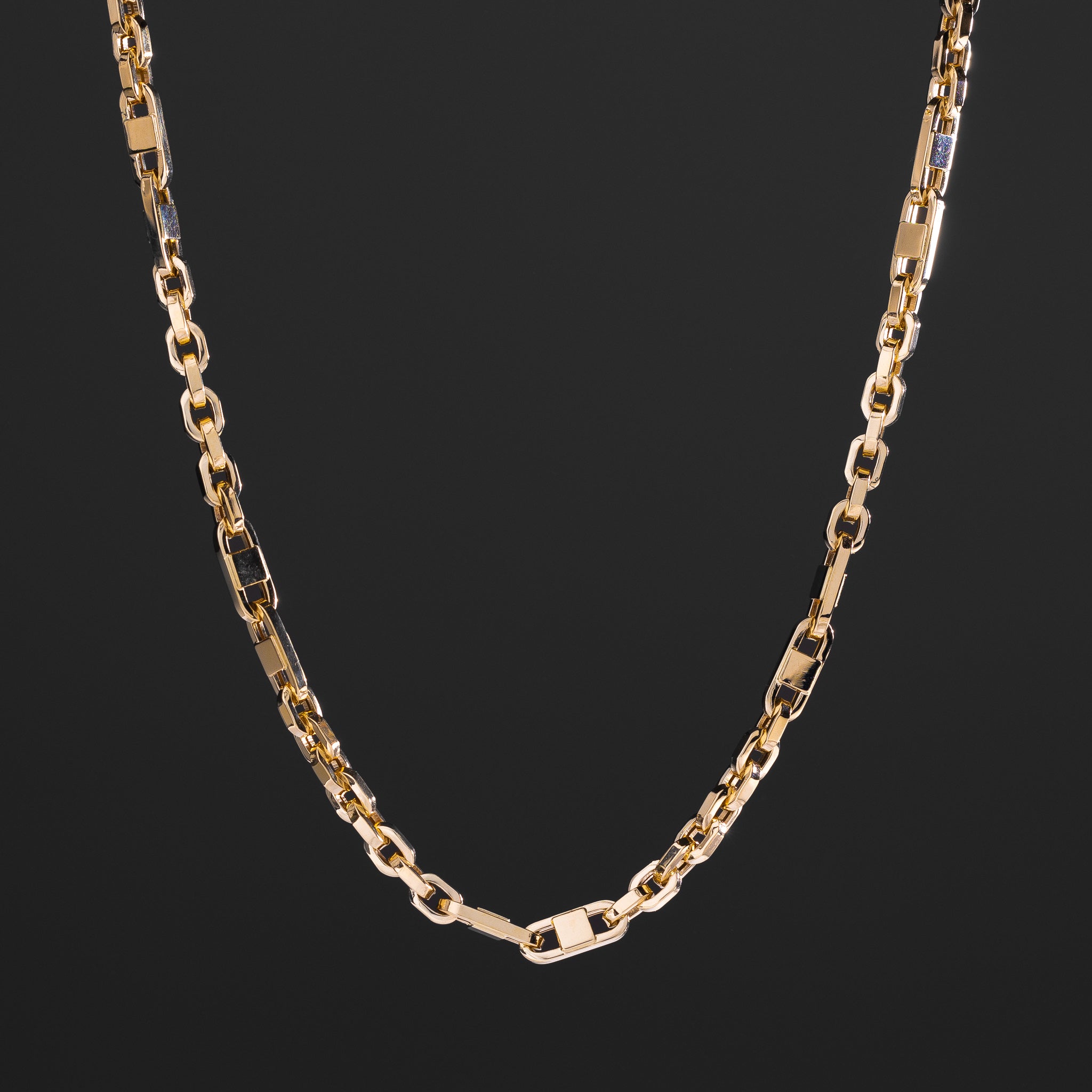 14k Gold 5.4mm Hollow Link Fancy Chain - Model CH-0649