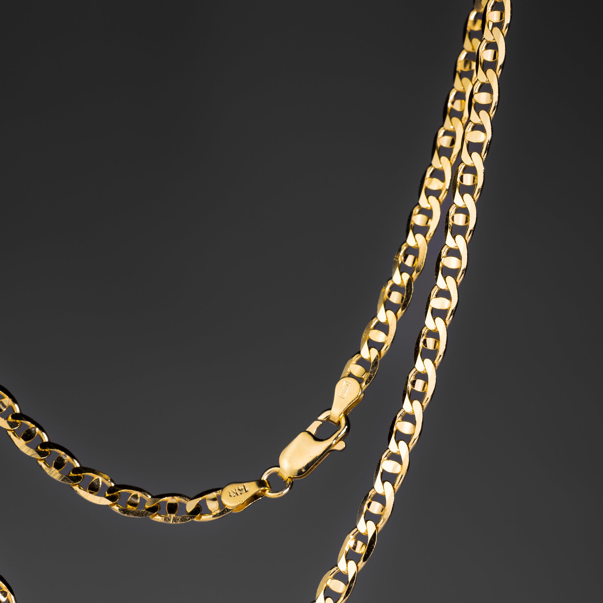 14k 4.2mm Light Mariner Chain - Model CH-0634