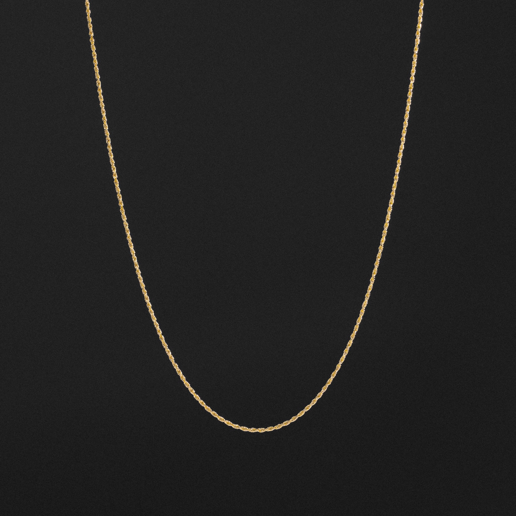 14k Gold 1.2mm Solid Diamond-Cut Classic Rope Chain Model CH-0141