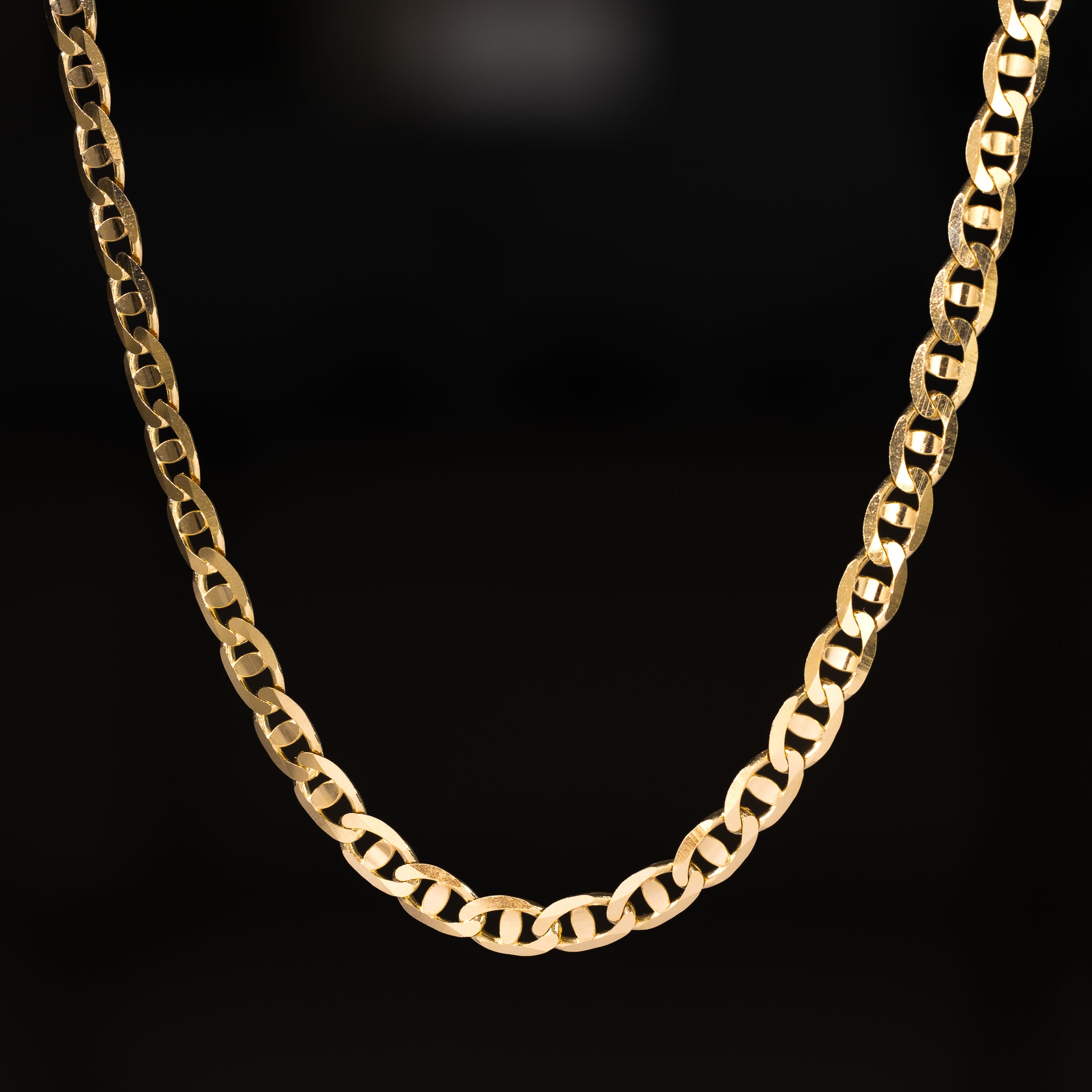 14k 4.2mm Light Mariner Chain - Model CH-0634