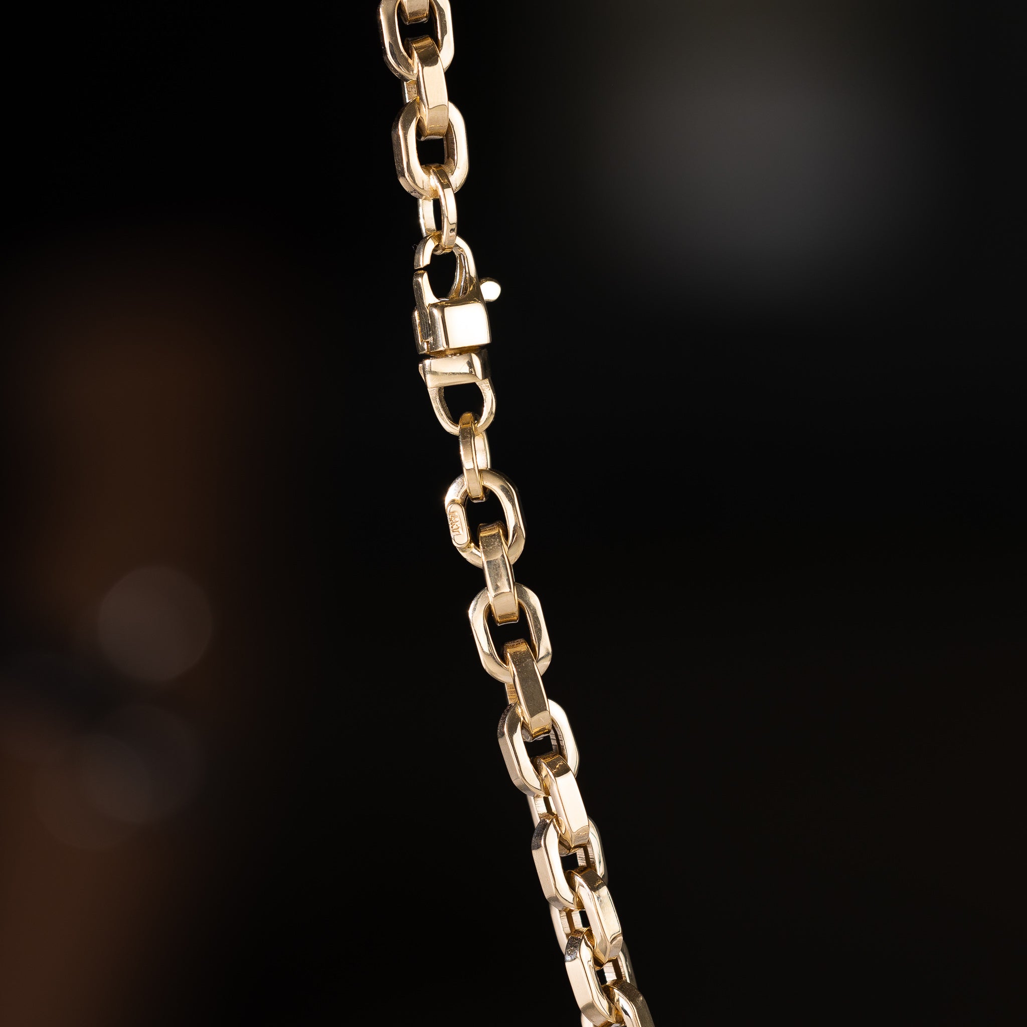 14k Gold 5.4mm Hollow Link Fancy Chain - Model CH-0649