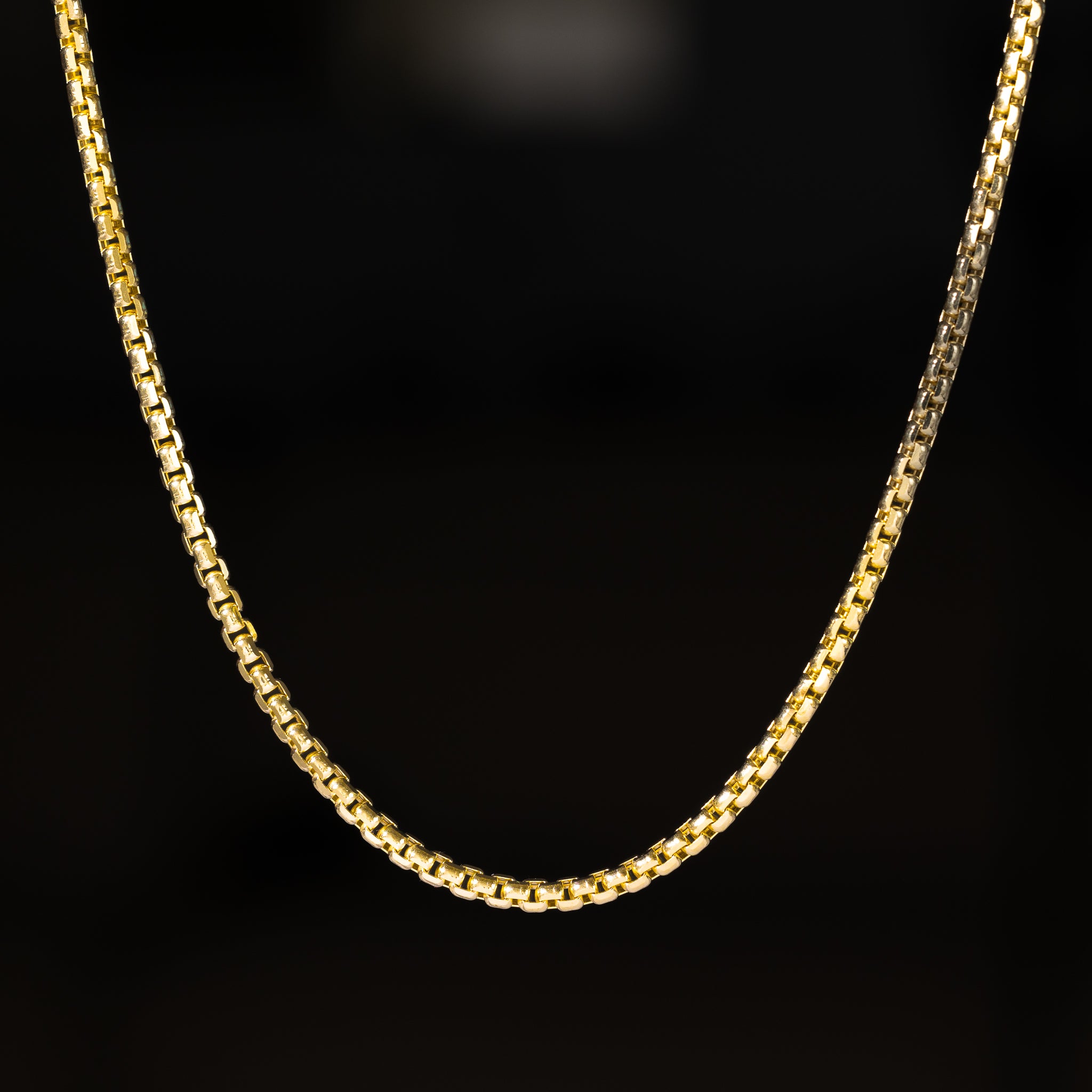 14k 2.7mm Hol-round Box Chain - Model CH-0622