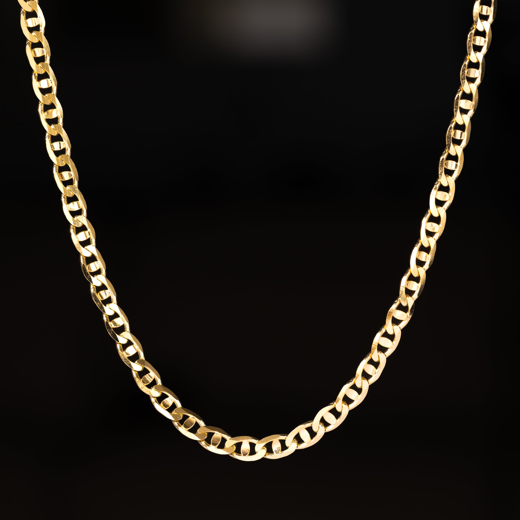 14k 3.5mm Light Mariner Chain - Model CH-0635