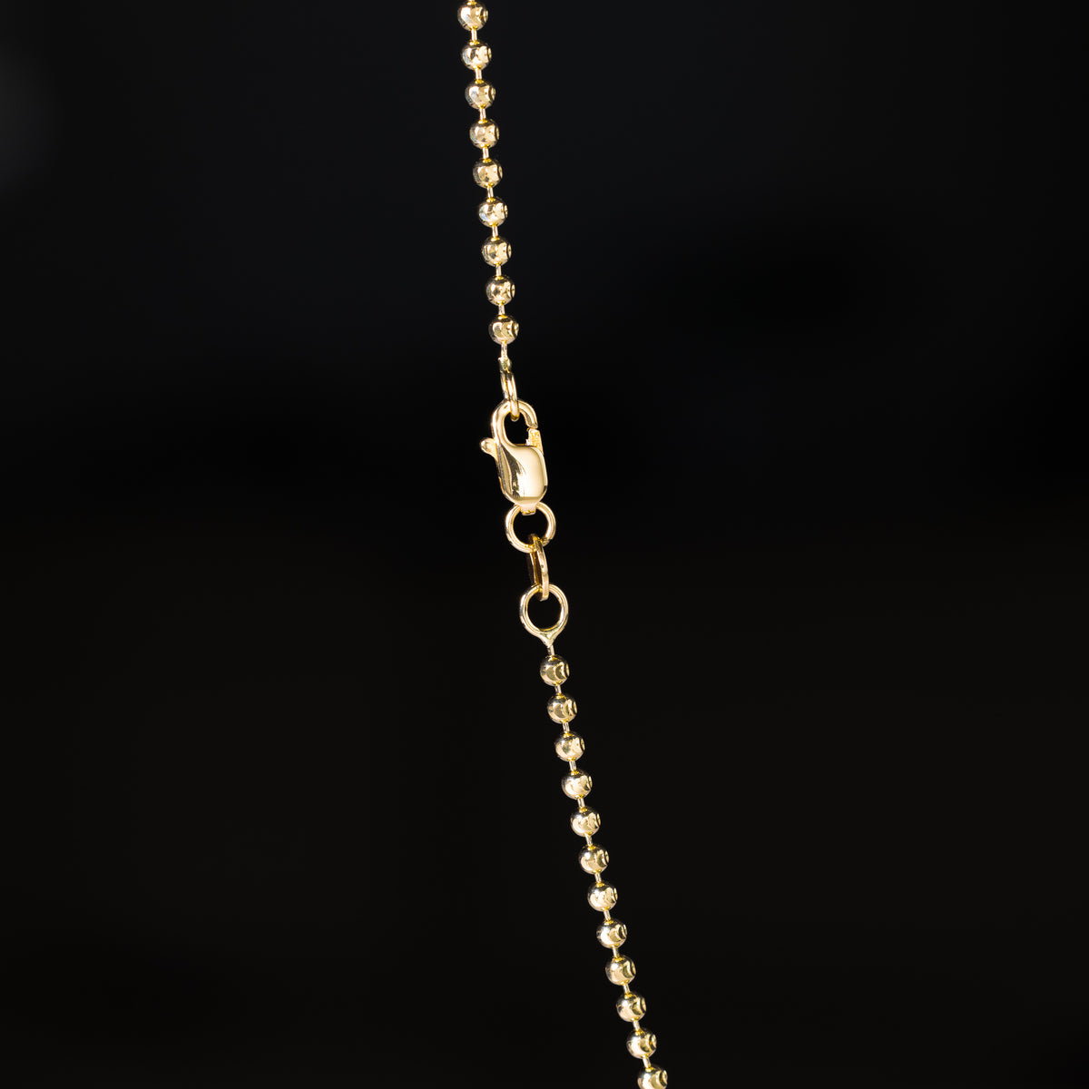 14k Gold 2mm Solid Moon-cut Bead Chain - Model CH-0472 - Charlie & Co. Jewelry