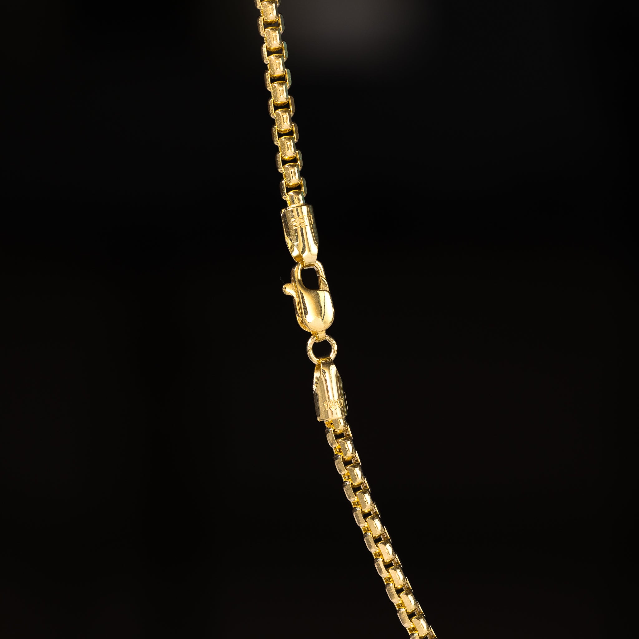 14k Gold 2.7mm Lightweight Round Box Chain - Model CH-0622