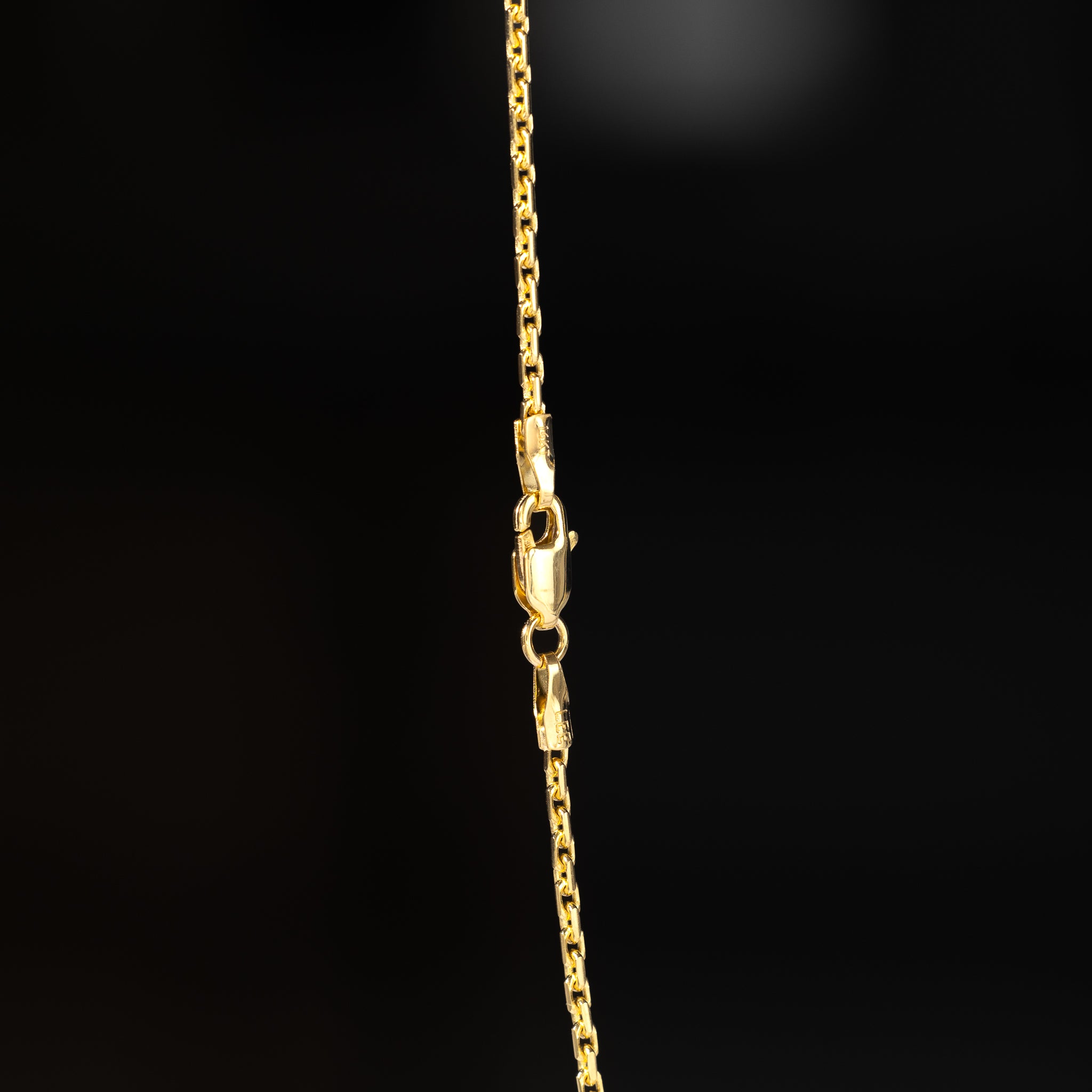 14k 1.3mm Solid DC Cable Chain Model CH-0625