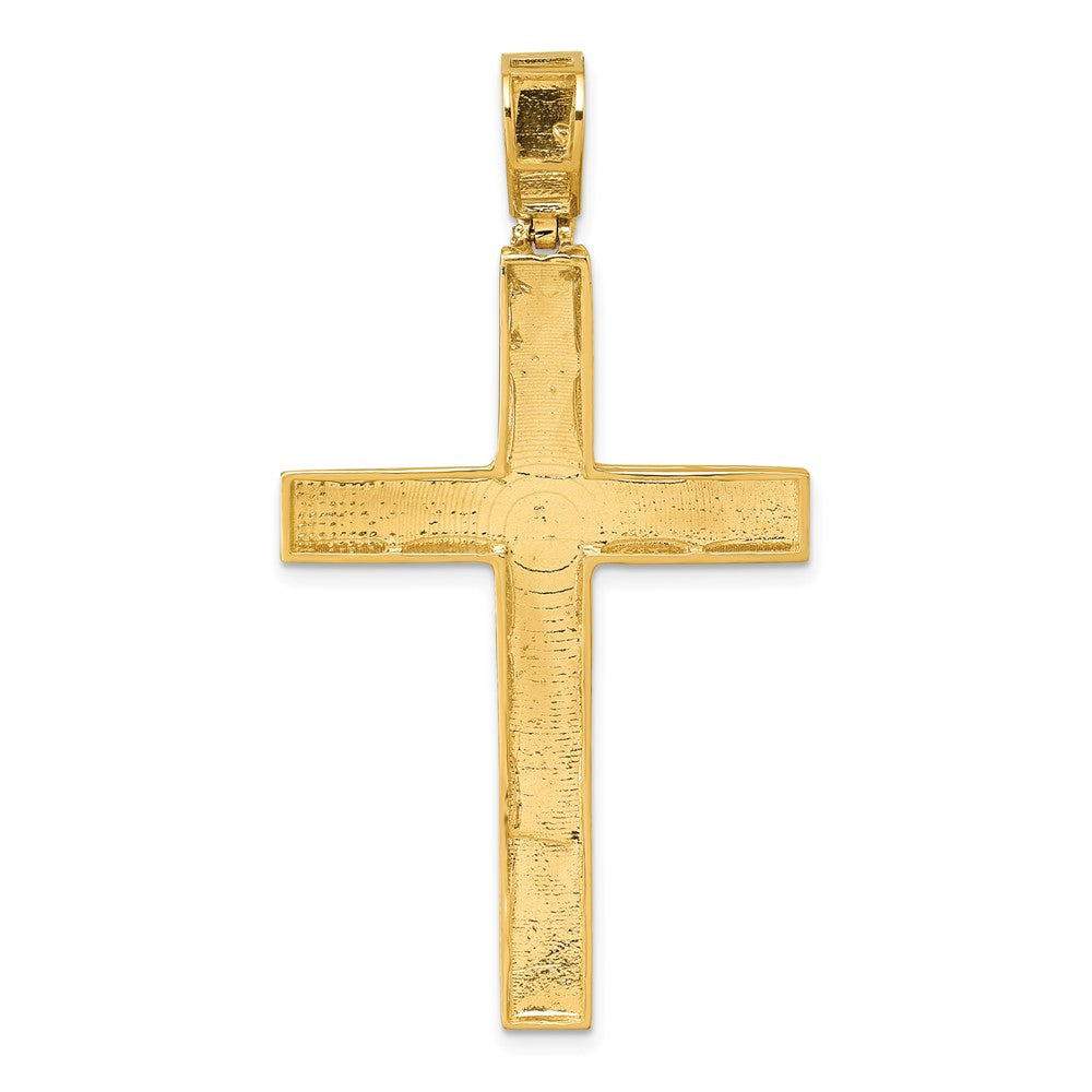 Charlie & Co Jewelry | 14k Polished Diamond-cut Fancy Latin Cross Pendant - Model K10080