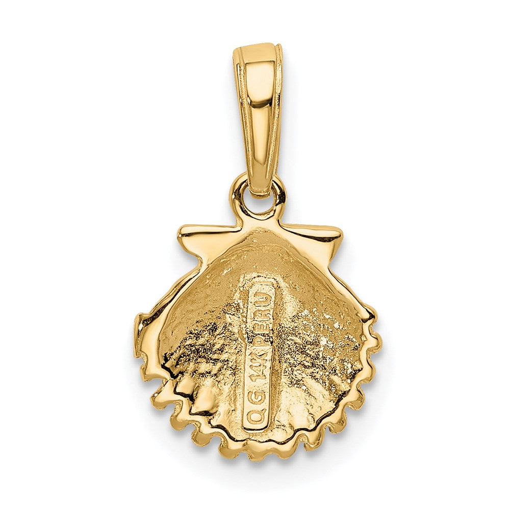 Charlie & Co Jewelry | 14k Scallop Shell Pendant - Model K2967