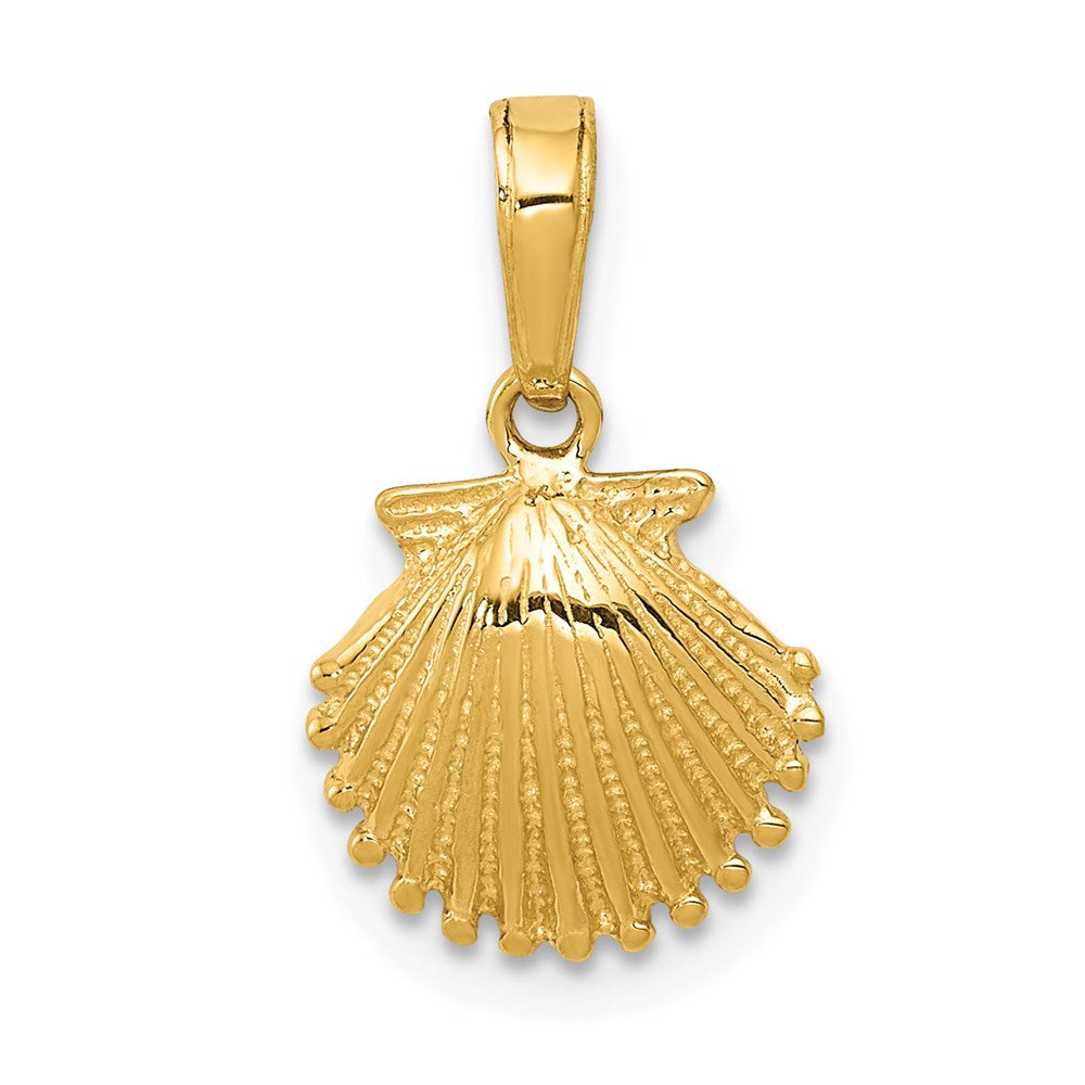 Charlie & Co Jewelry | 14k Scallop Shell Pendant - Model K2967