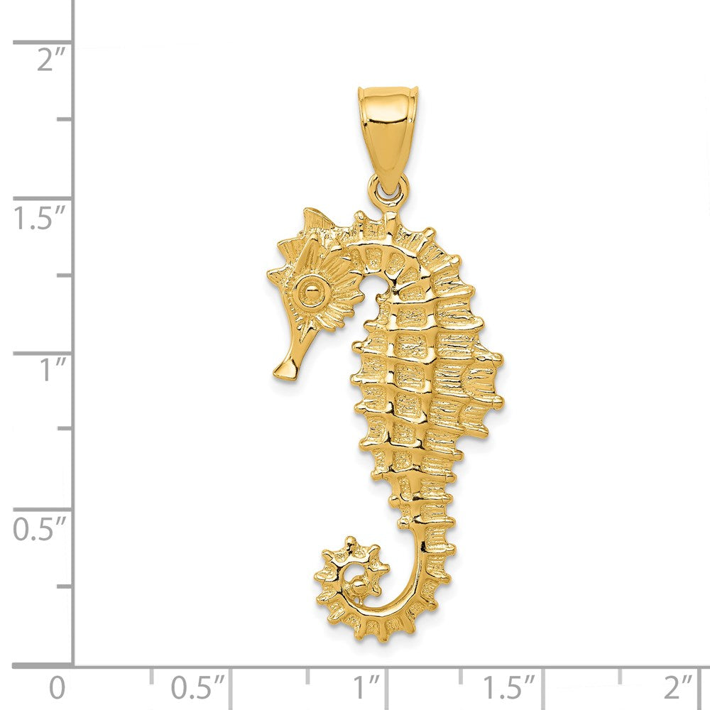 Charlie & Co Jewelry | 14k 3d Seahorse Pendant - Model K2984