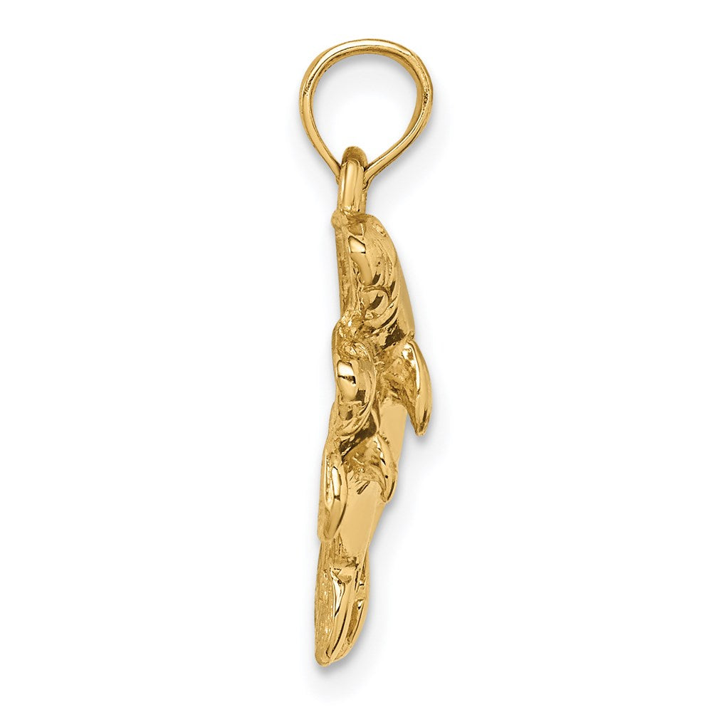 Charlie & Co Jewelry | 14k Polished Double Manatee Pendant - Model K2997