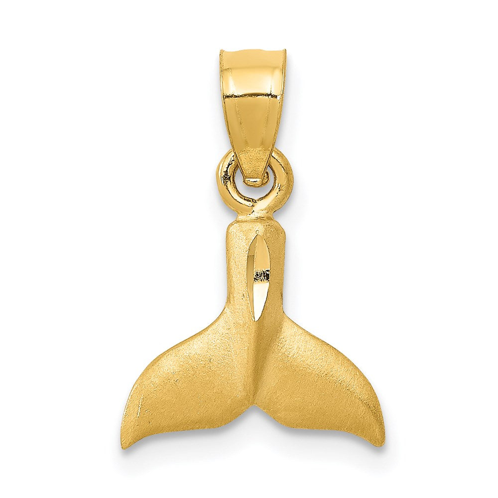 Charlie & Co Jewelry | 14k 3d Whale Tail Pendant - Model K3023