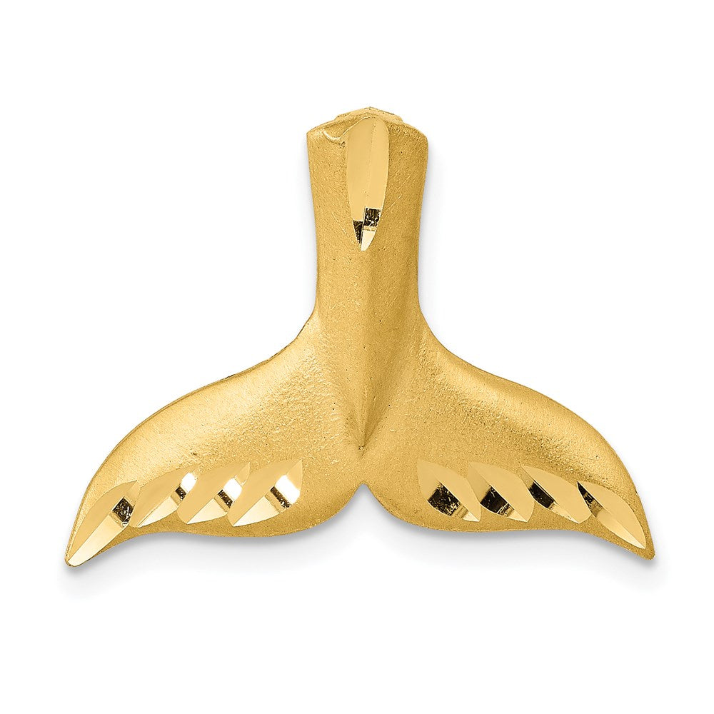 Charlie & Co Jewelry | 14k Diamond-cut Whale Tail Slide - Model K3028