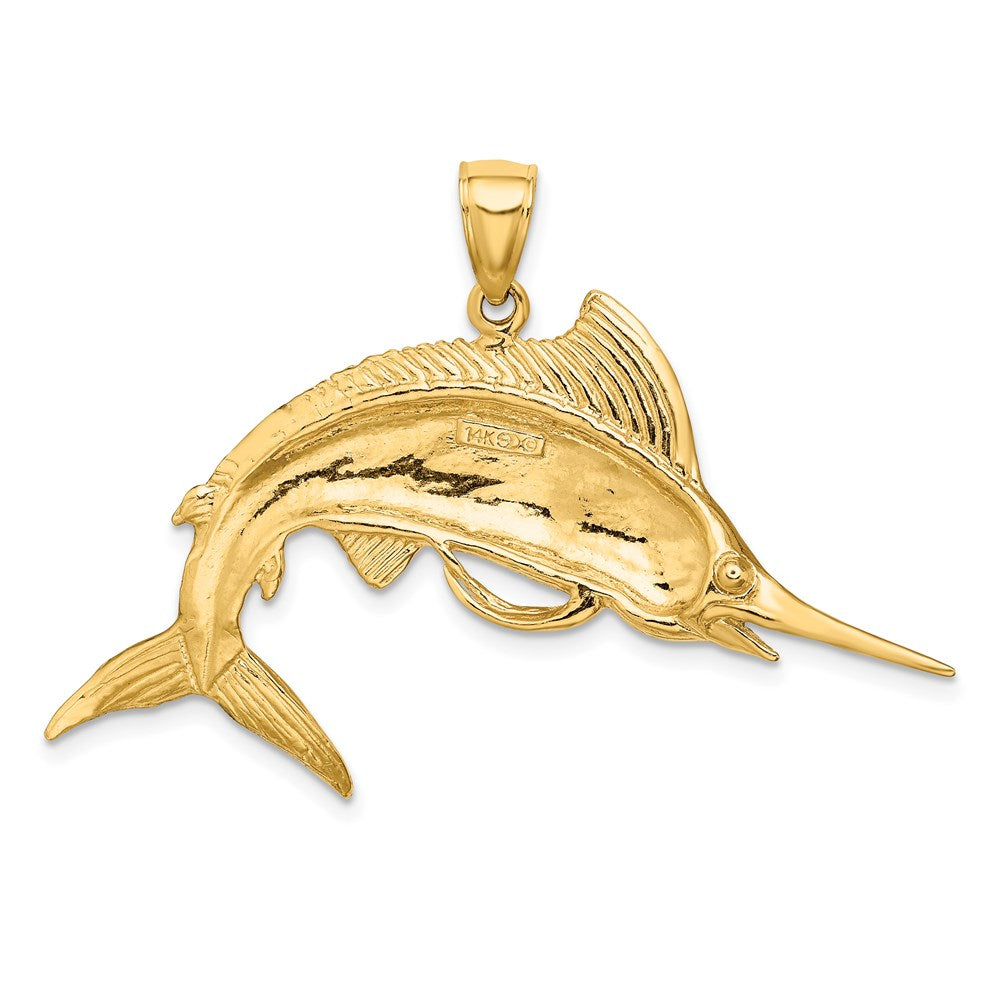 Charlie & Co Jewelry | 14k Marlin Pendant - Model K3040
