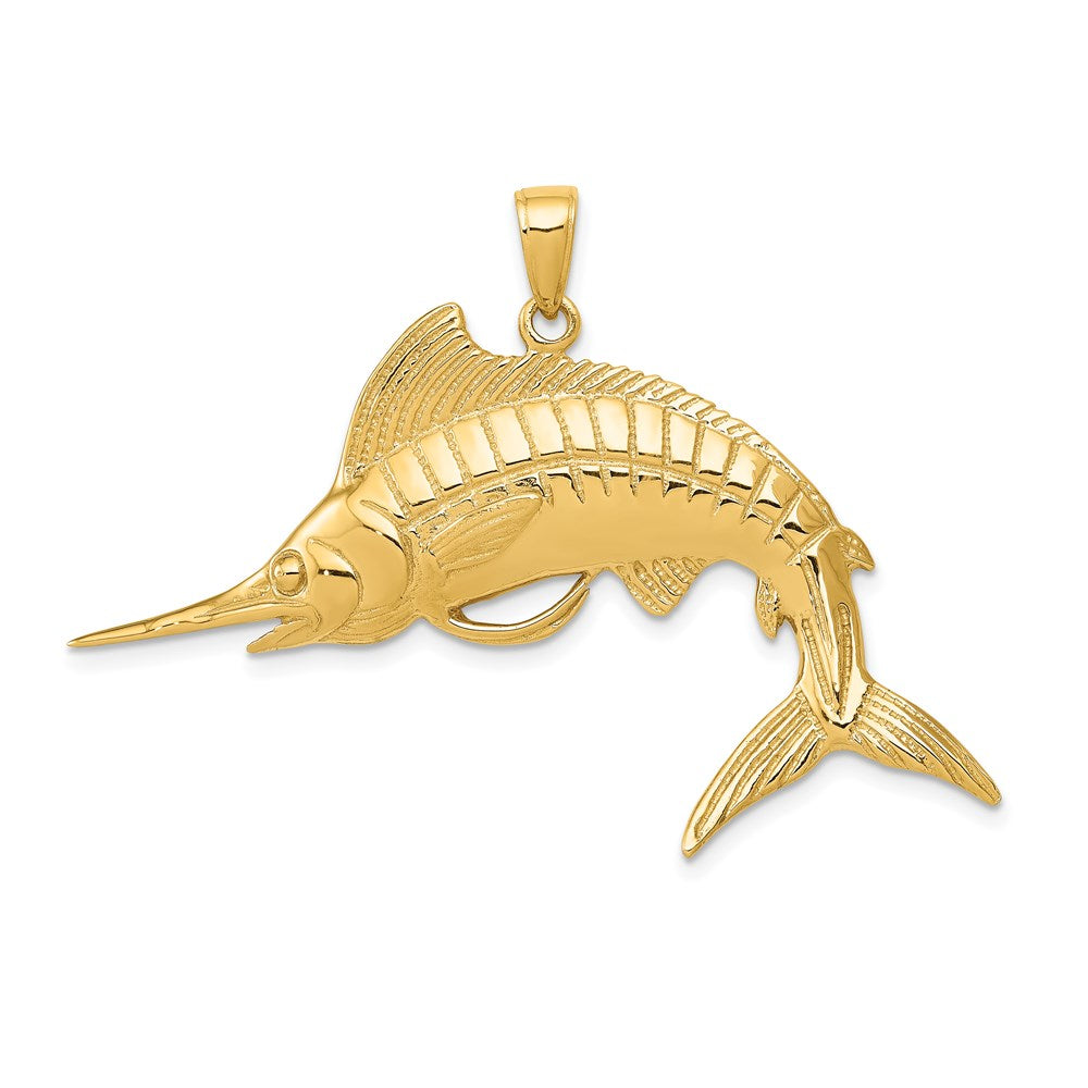 Charlie & Co Jewelry | 14k Marlin Pendant - Model K3040